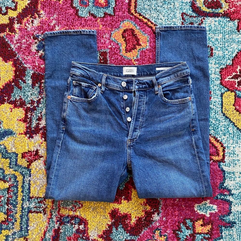 Citizens of Humanity high rise button up jeans